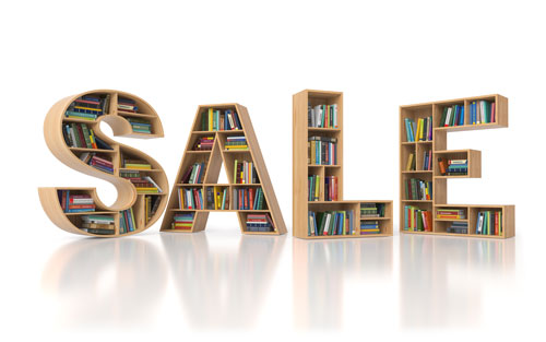 sale shaped bookshelf