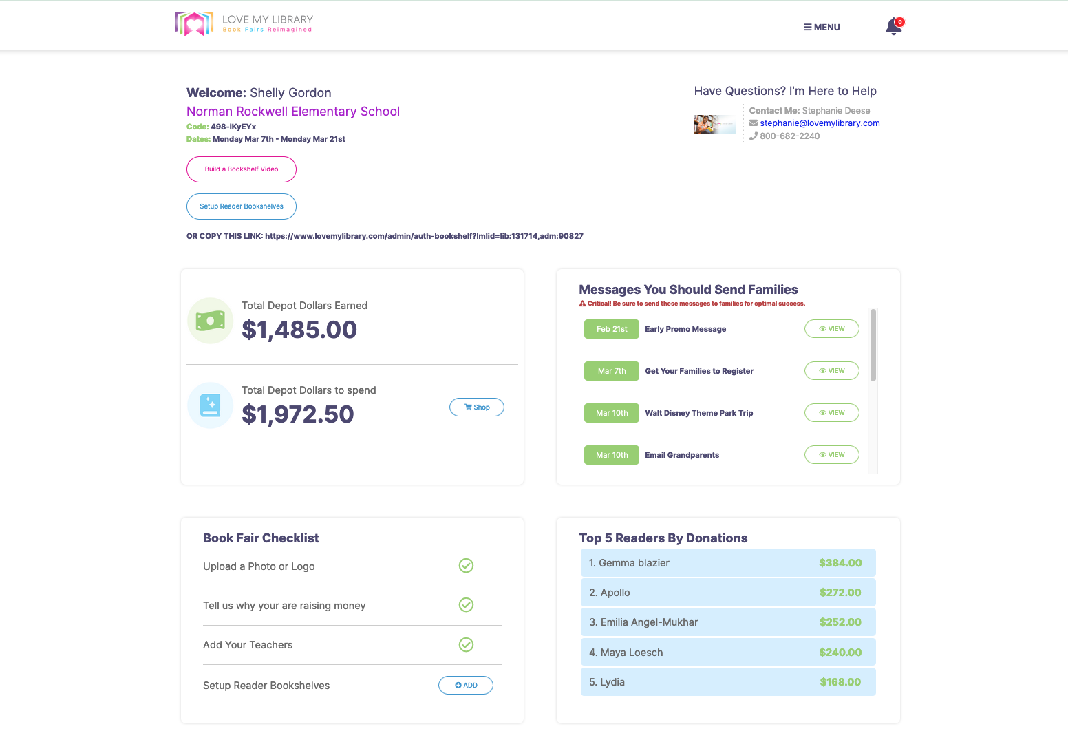 Admin Dashboard