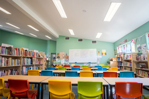 school library